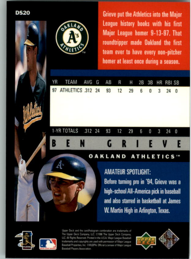 A0522- 1998 Upper Deck BB Verschiedene Einsatz Karten -du Pick- 15 + Kostenlose - Bild 29 von 95