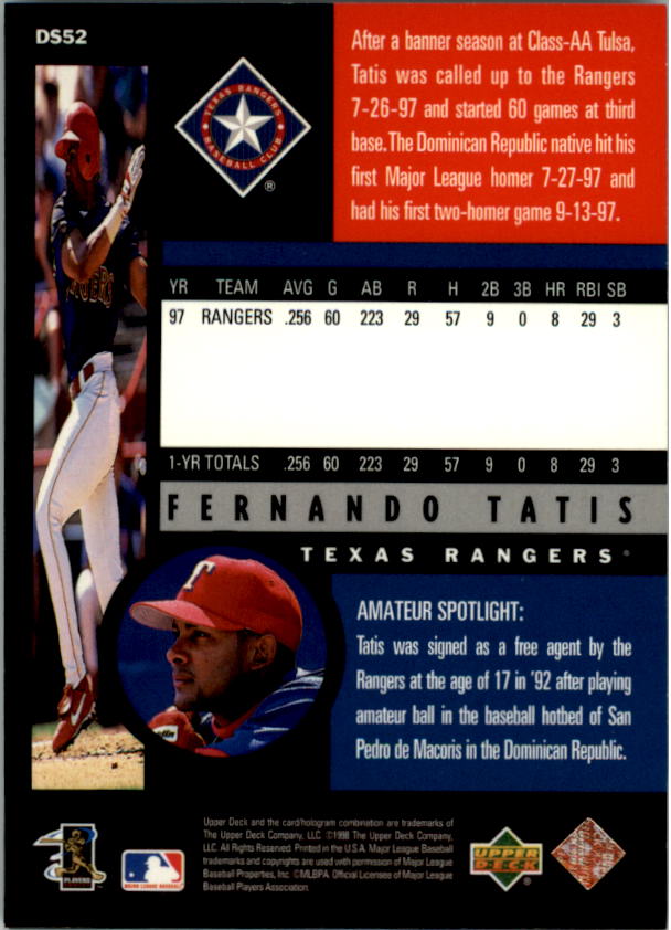 A0522- 1998 Upper Deck BB Verschiedene Einsatz Karten -du Pick- 15 + Kostenlose - Bild 64 von 95