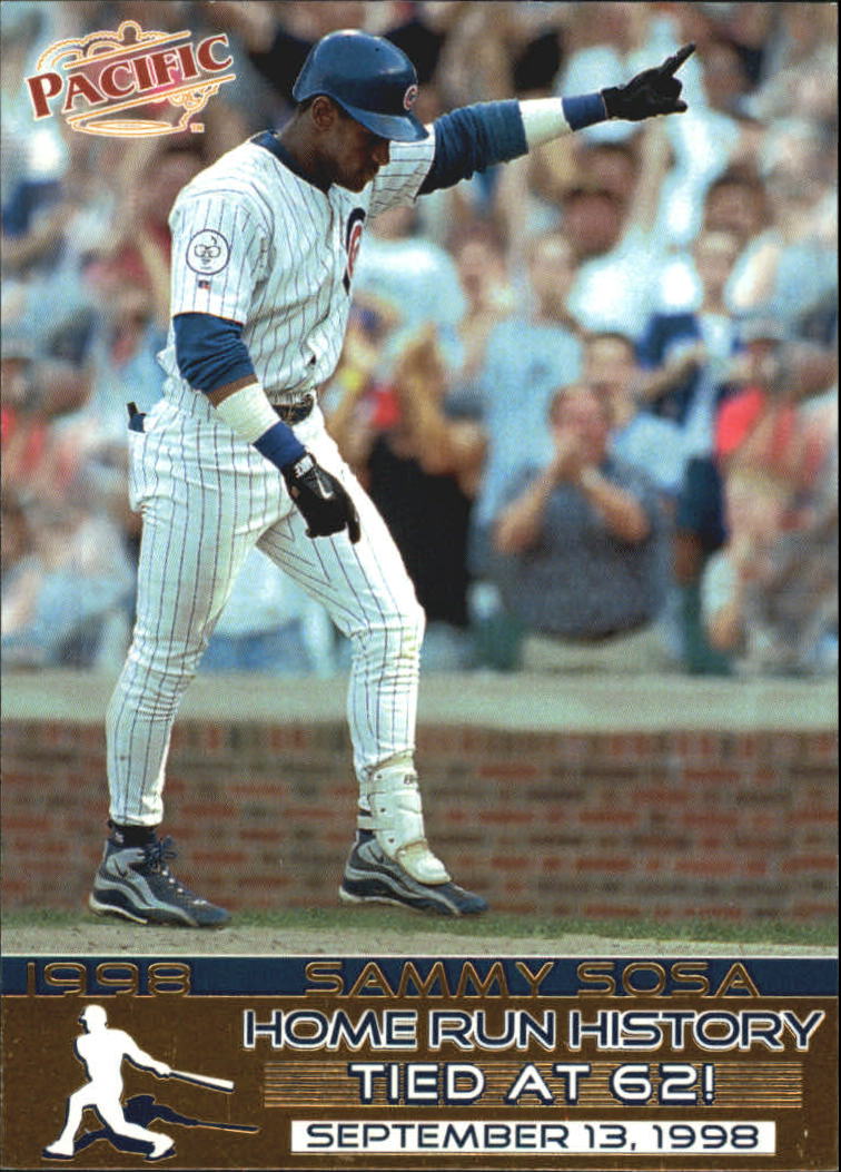 1998 Pacific Home Run History #26 Sammy Sosa