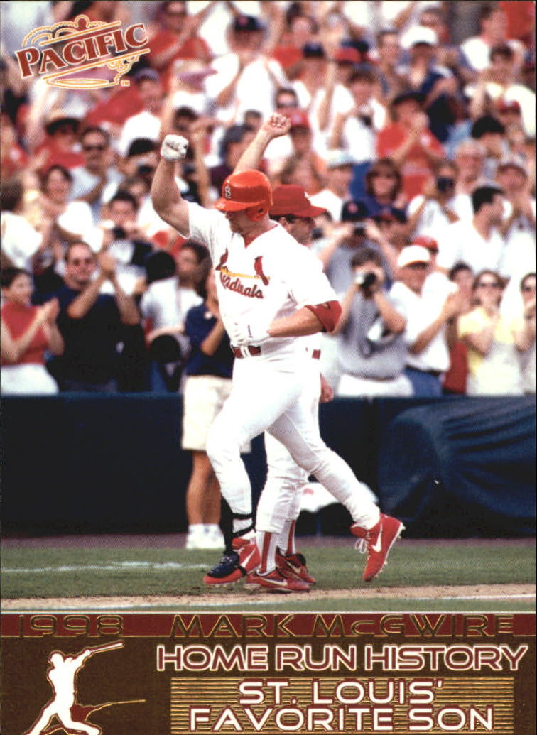 1998 Pacific Home Run History #61 Mark McGwire