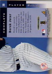 1998 Score Complete Players Gold #3B Derek Jeter back image