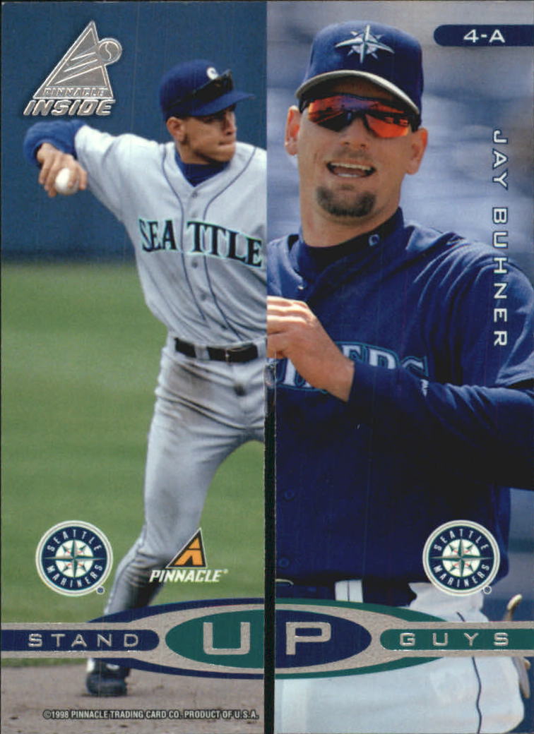 1998 Pinnacle Inside Stand-Up Guys #4AB A.Rod/Buhner/Grif/R.John