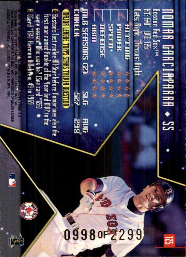1998 Topps Stars Gold #125 Nomar Garciaparra