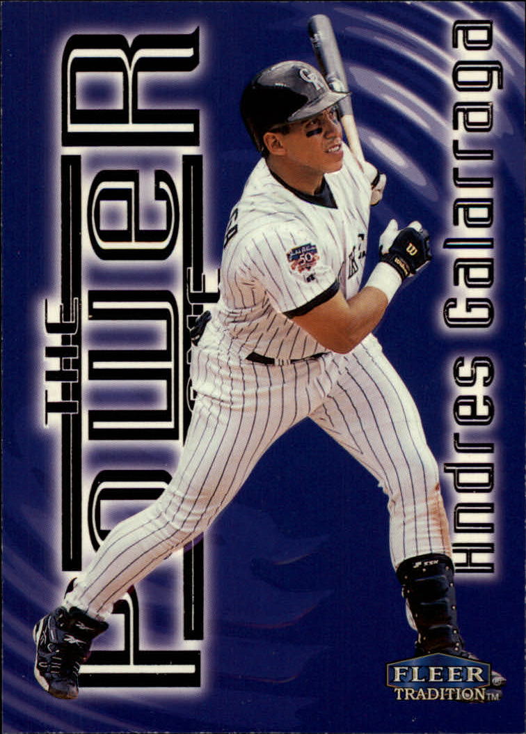 1998 Fleer Tradition Baseball "Power Game" Insert Cards - Picture 10 of 15