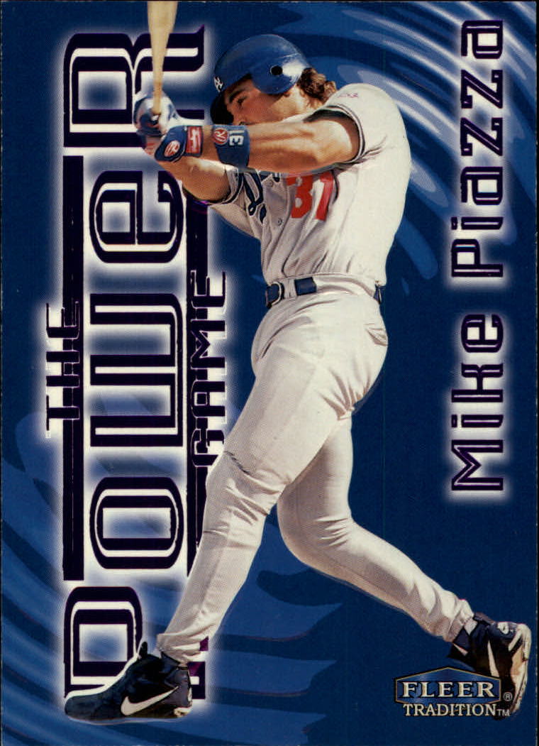 1998 Fleer Tradition Power Game #16 Mike Piazza