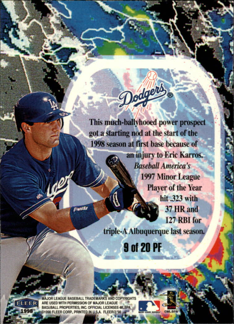 1998 Fleer Tradition Baseball "Promising Forecast" Insert Cards - Picture 13 of 25