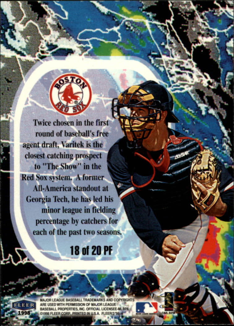 1998 Fleer Tradition Baseball "Promising Forecast" Insert Cards - Picture 21 of 25