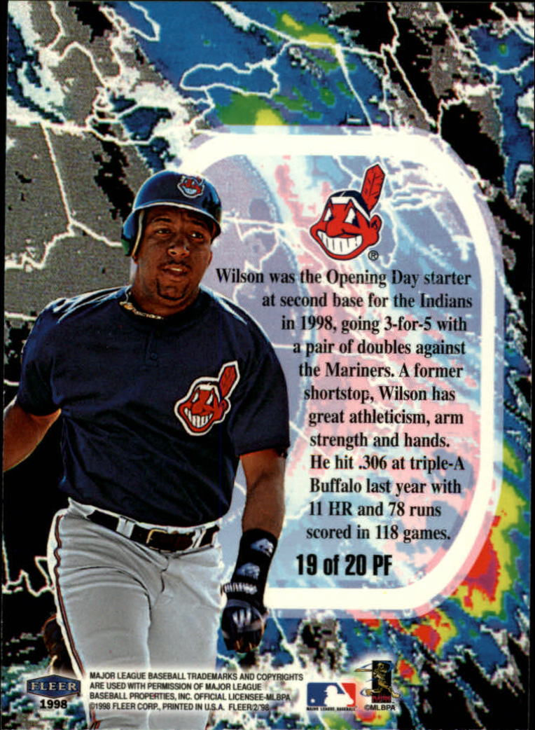 1998 Fleer Tradition Baseball "Promising Forecast" Insert Cards - Picture 23 of 25