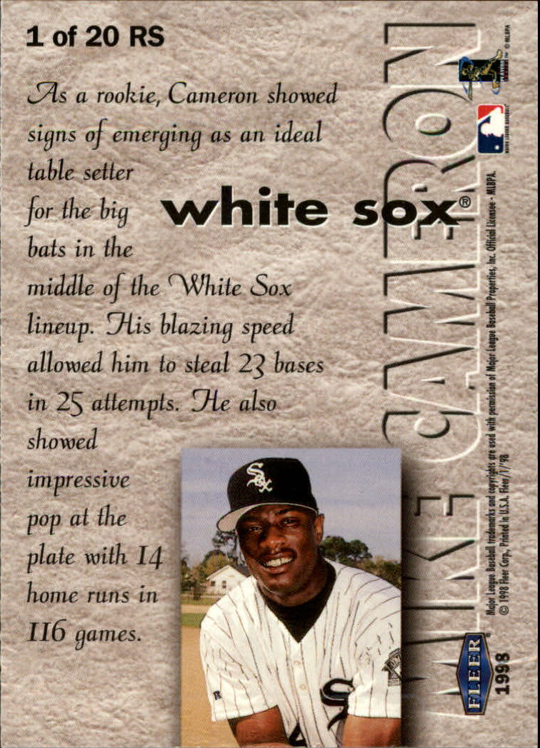 1998 Fleer Tradition Baseball "Rookie Sensations" Insert Cards - Picture 3 of 31