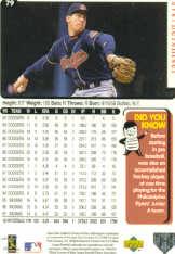 1998 Collector's Choice #79 Orel Hershiser back image