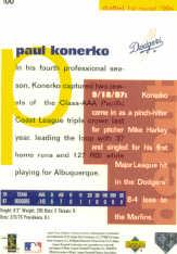 1998 Collector's Choice #100 Paul Konerko back image