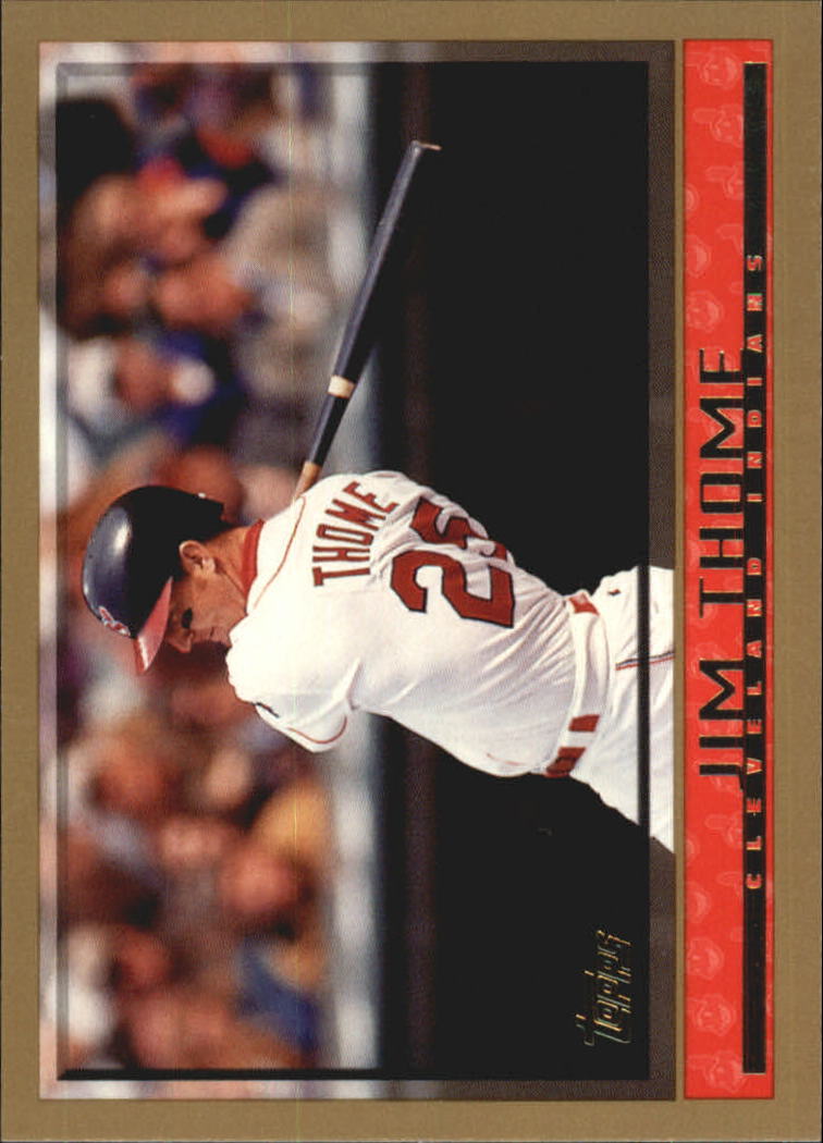 1998 Topps #290 Jim Thome - NM-MT - Wonder Water Sports Cards