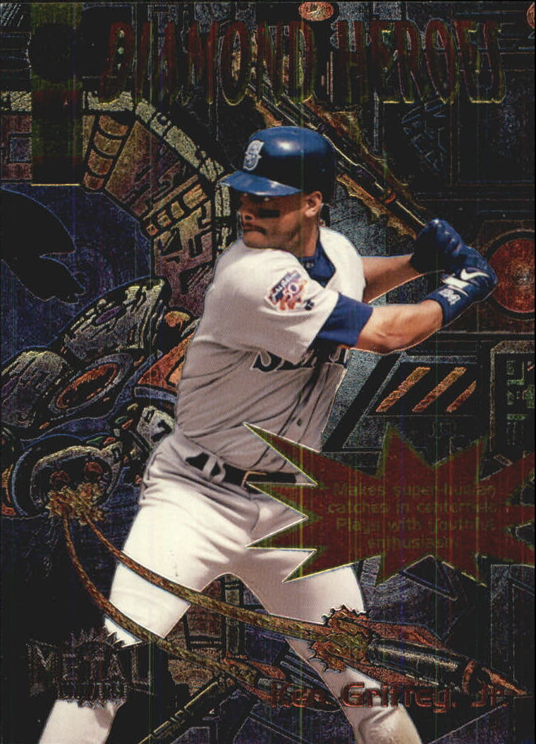 1998 SKYBOX METAL UNIVERSE DIAMOND HEROES JOSE CRUZ JR BASEBALL CARD # 5 OF  6 DH