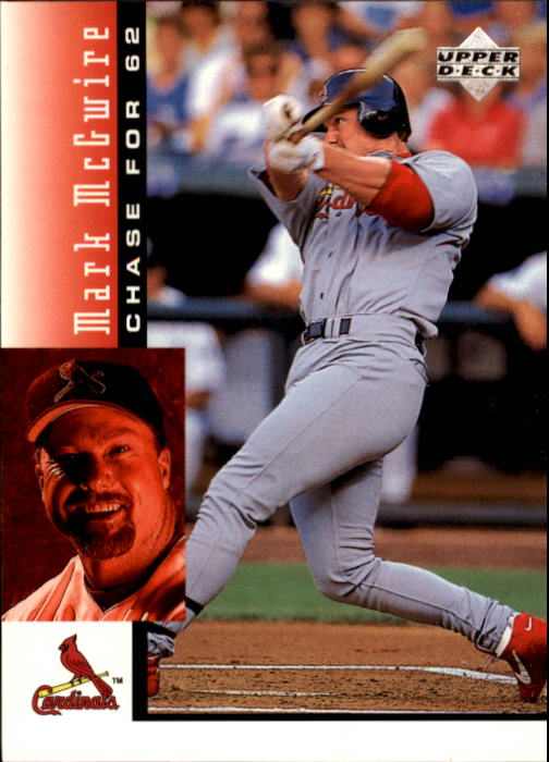 1998 Upper Deck Mark McGwire's Chase for 62 #1 Mark McGwire/First homer of 1998