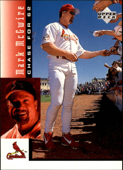 1998 Upper Deck Mark McGwire's Chase for 62 #10 Mark McGwire/25th homer of the season on May 25,