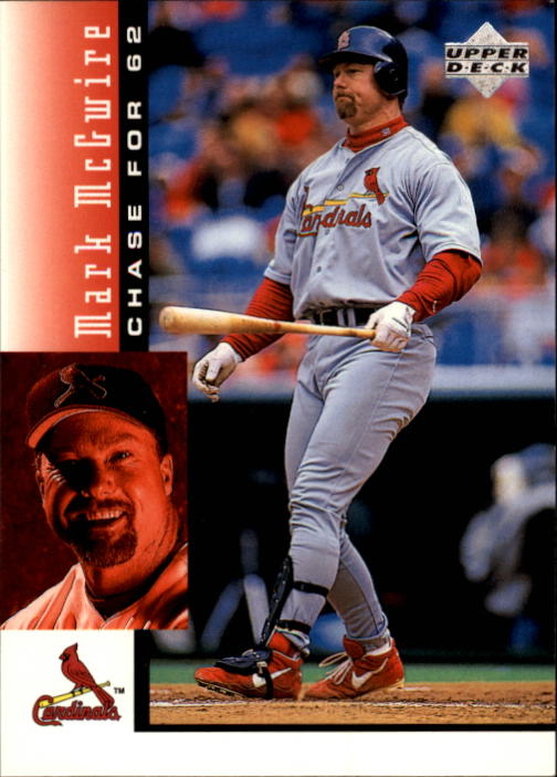 1998 Upper Deck Mark McGwire's Chase for 62 #15 Mark McGwire/33rd Home run of the season on June