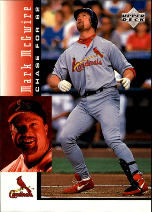 1998 Upper Deck Mark McGwire's Chase for 62 #17 Mark McGwire/40th homer 7/12/98