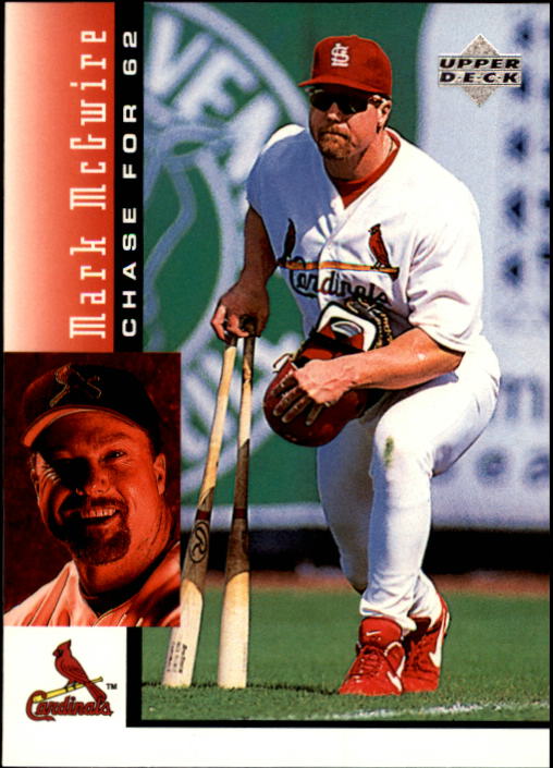 1998 Upper Deck Mark McGwire's Chase for 62 #25 Mark McGwire/50th homer  8/20/98 - NM-MT