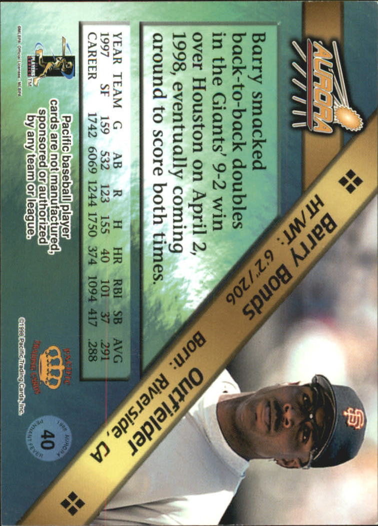 B2386- 1998 Aurora Baseball Card # S 1-200 + Einsätze -du Pick- 15 + Free US - Bild 443 von 463