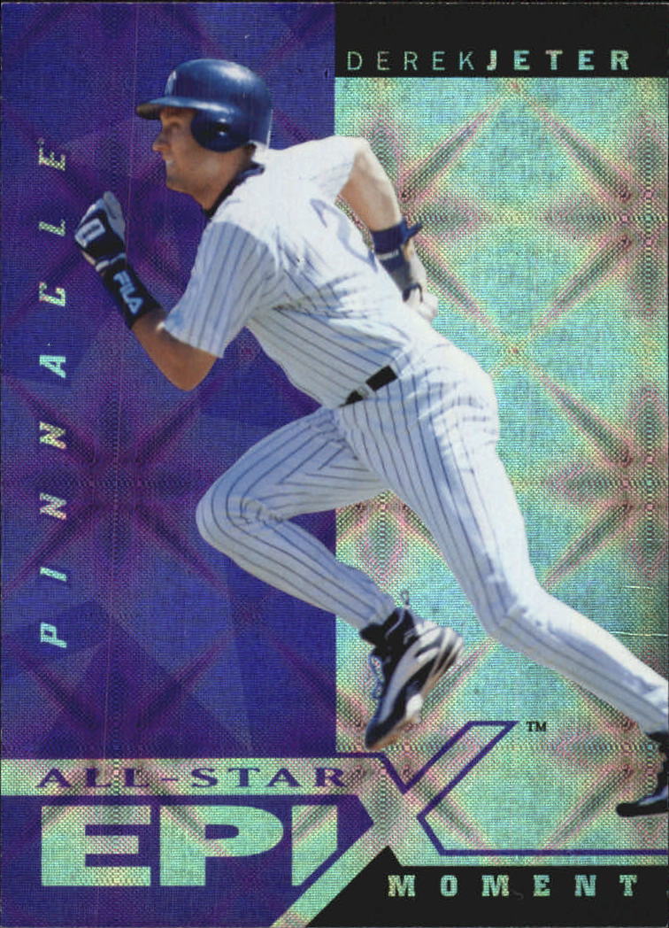 1998 Pinnacle Plus All-Star Epix Purple #8 Derek Jeter MOM