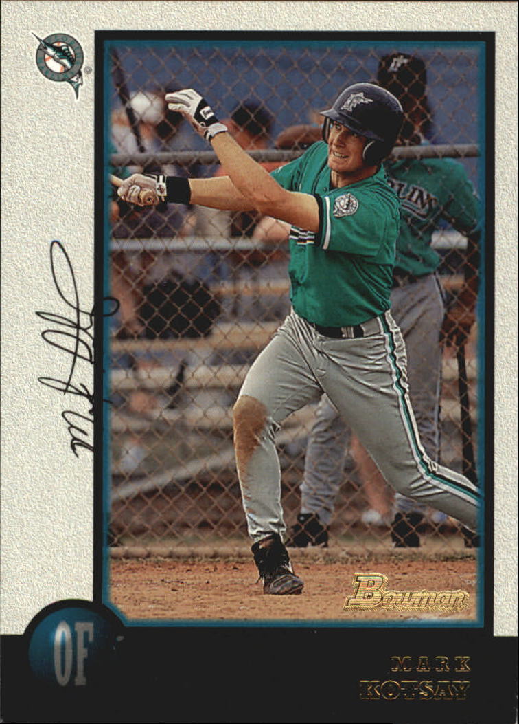 1998 Bowman Baseball "Insert and Parallel" Cards