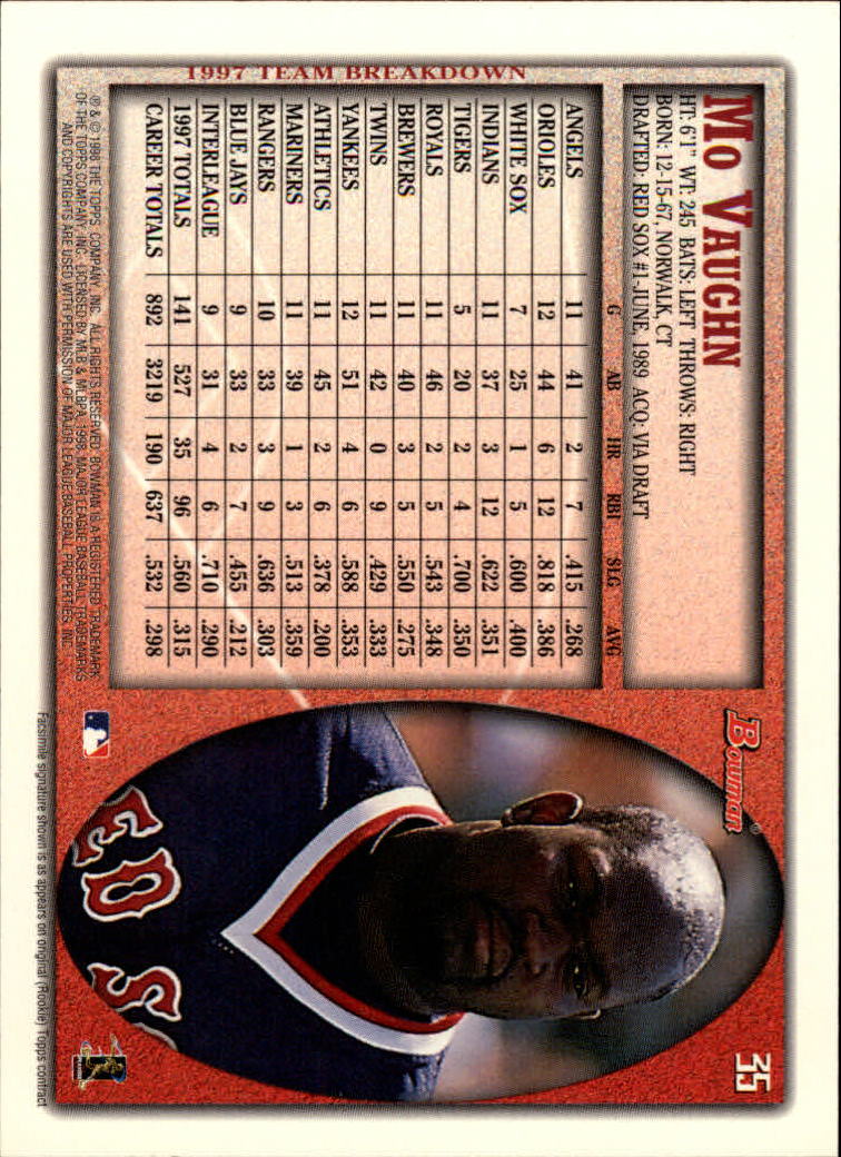 A2158- 1998 Bowman Baseball Card #s 1-250 +Rookies -You Pick- 15+ FREE US SHIP - Picture 71 of 493