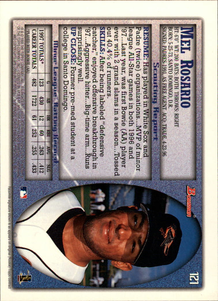 A2158- 1998 Bowman Baseball Card #s 1-250 +Rookies -You Pick- 15+ FREE US SHIP - Picture 241 of 493