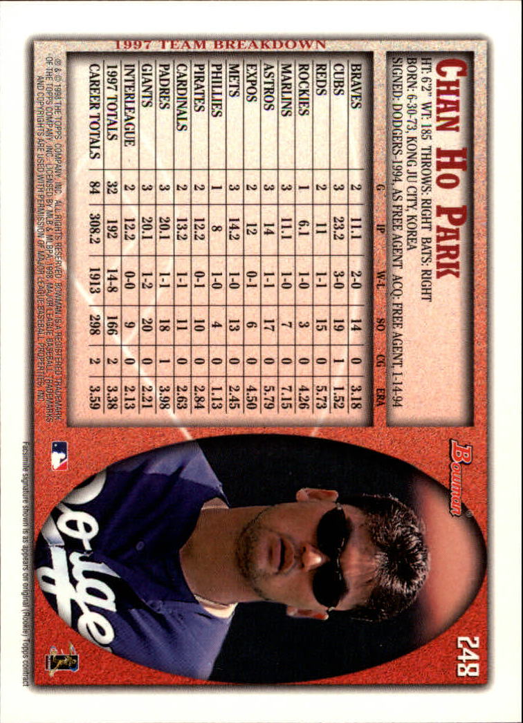 A2158- 1998 Bowman Baseball Card #s 1-250 +Rookies -You Pick- 15+ FREE US SHIP - Picture 489 of 493