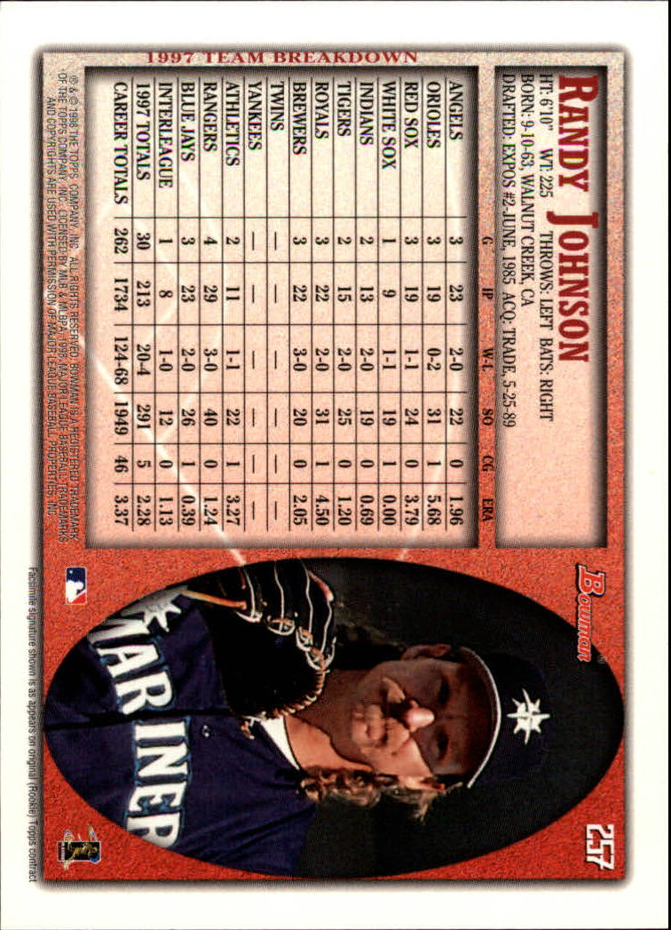 1998 Bowman Baseball Card Pick (Base) 253-441 - Picture 11 of 379