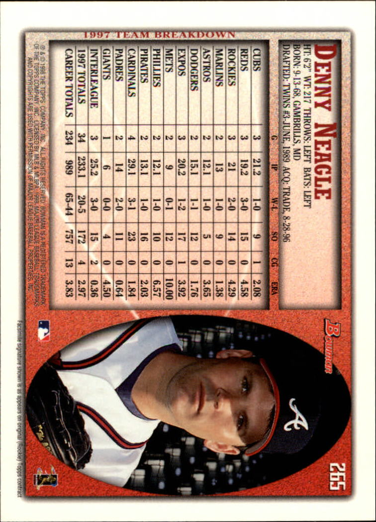1998 Bowman Baseball Card Pick (Base) 253-441 - Picture 27 of 379