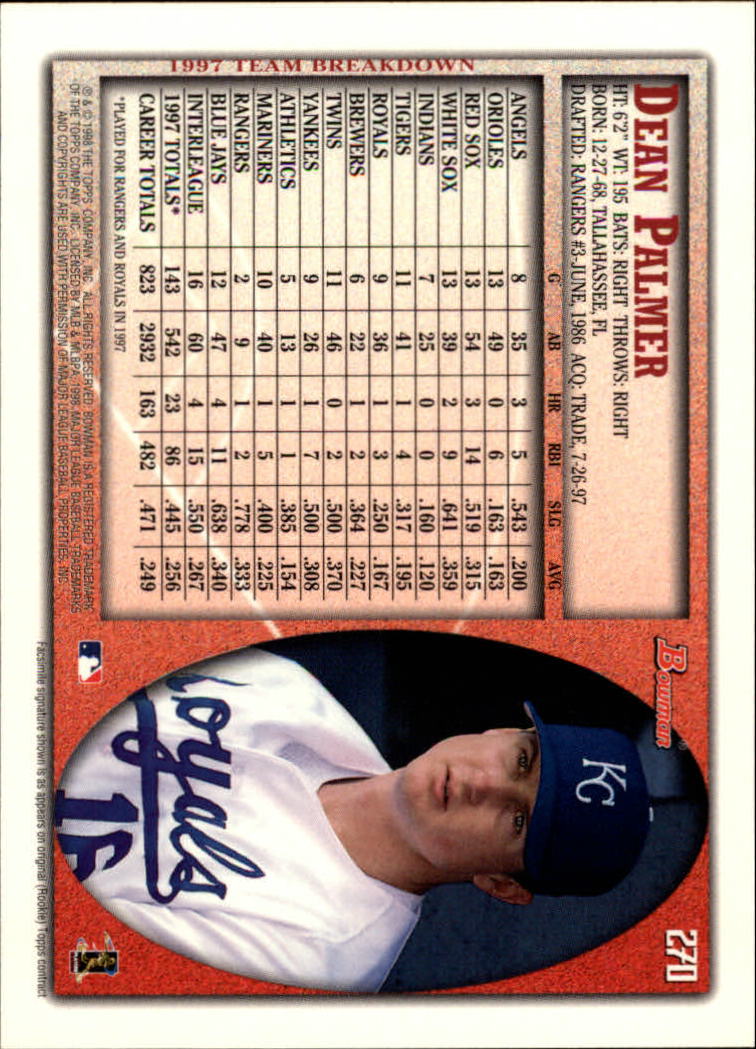 1998 Bowman Baseball Card Pick (Base) 253-441 - Picture 37 of 379