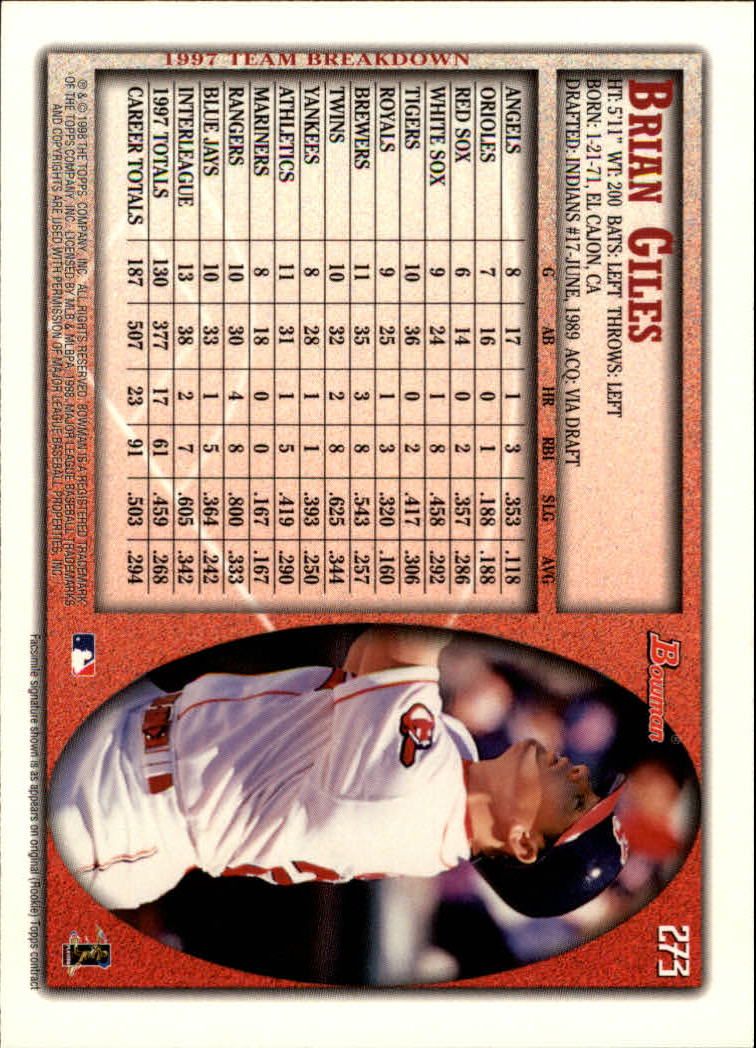 1998 Bowman Baseball Card Pick (Base) 253-441 - Picture 43 of 379
