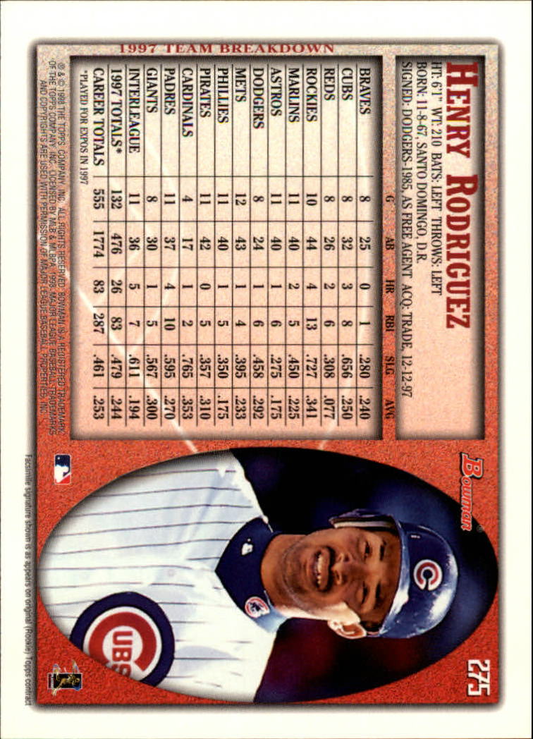 1998 Bowman Baseball Card Pick (Base) 253-441 - Picture 47 of 379