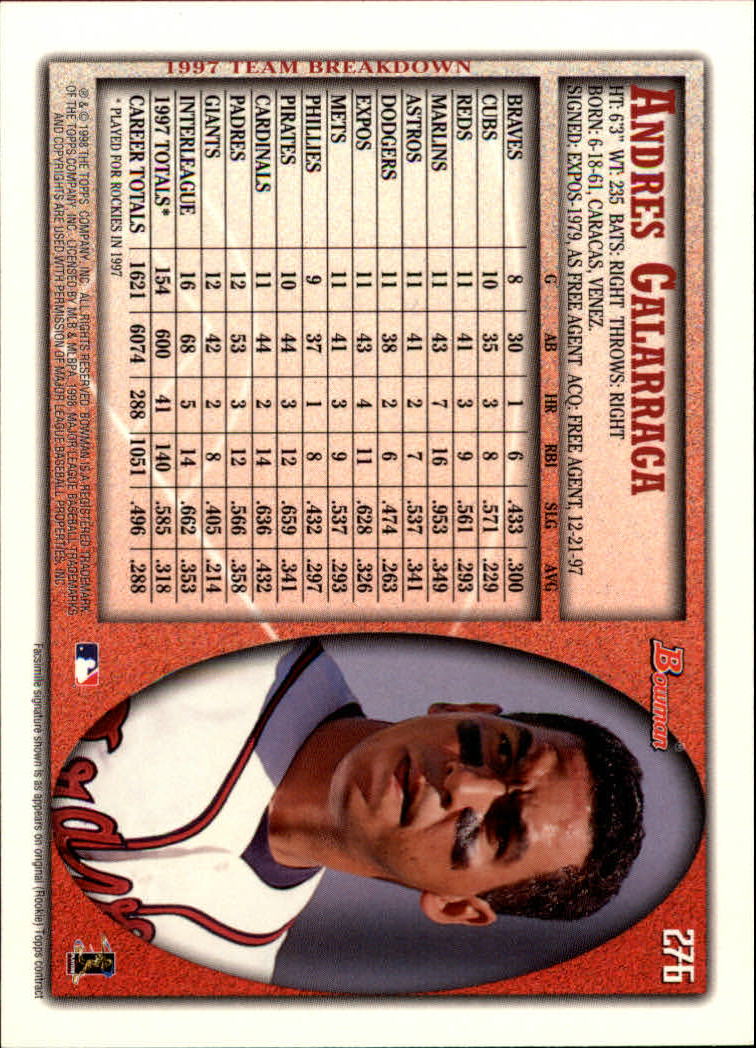 1998 Bowman Baseball Card Pick (Base) 253-441 - Picture 49 of 379