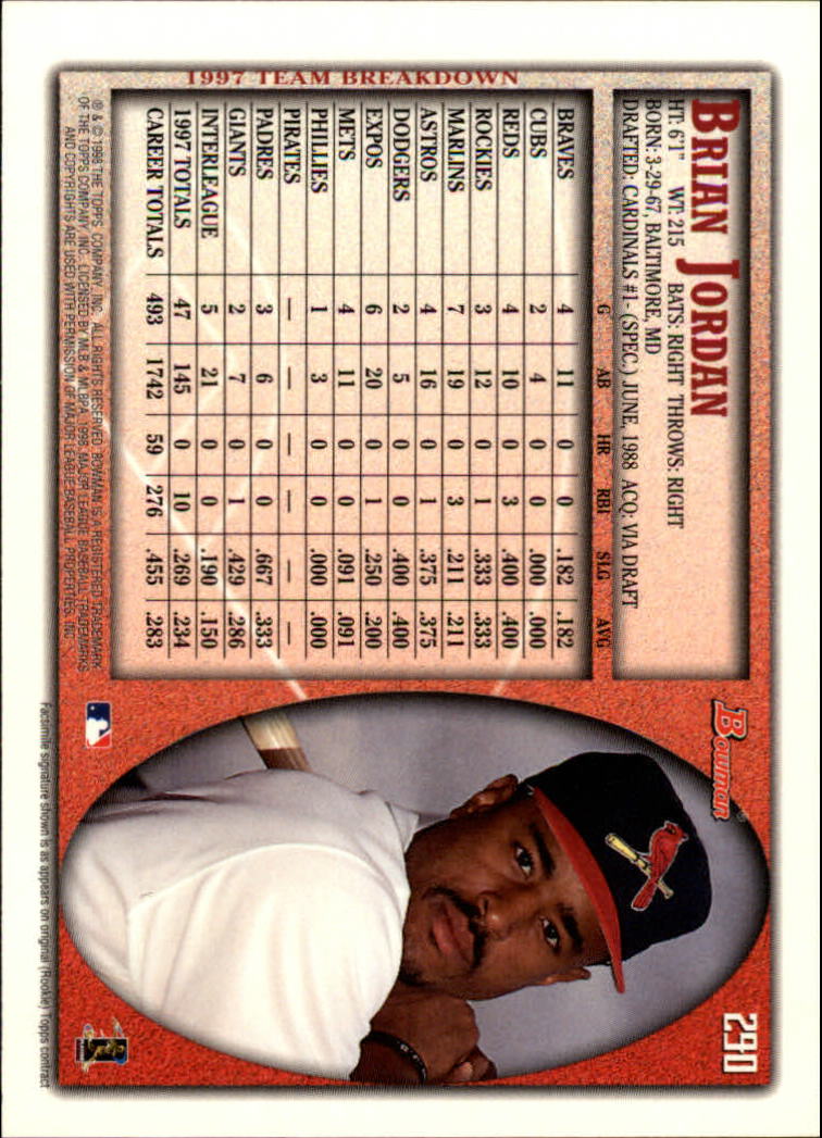 1998 Bowman Baseball Card Pick (Base) 253-441 - Picture 77 of 379
