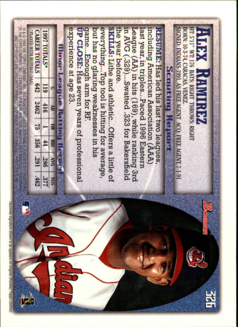 1998 Bowman Baseball Card Pick (Base) 253-441 - Picture 149 of 379