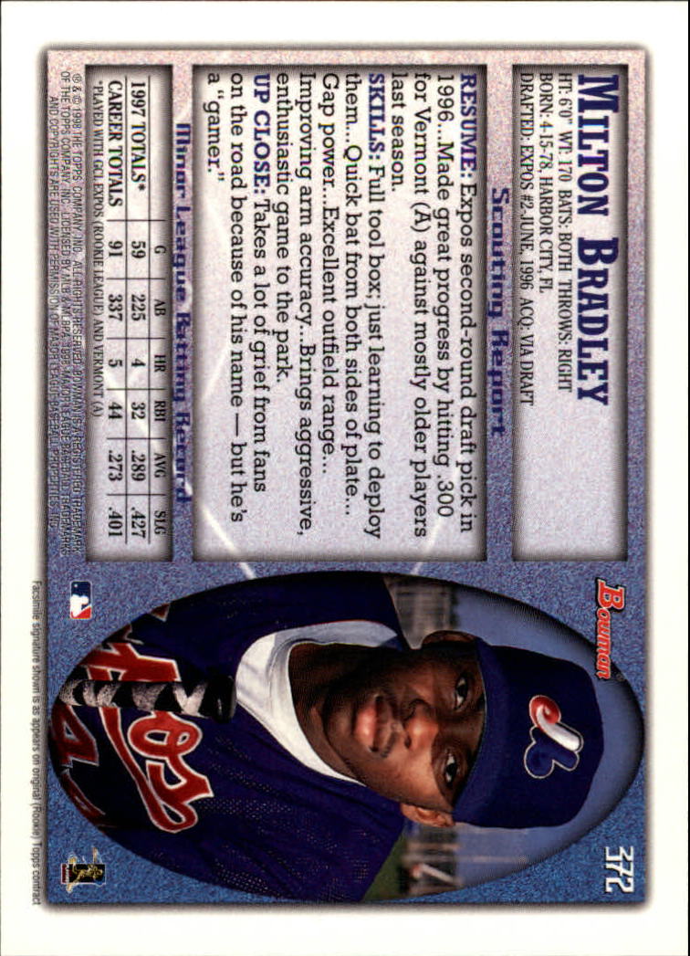1998 Bowman Baseball Card Pick (Base) 253-441 - Picture 241 of 379