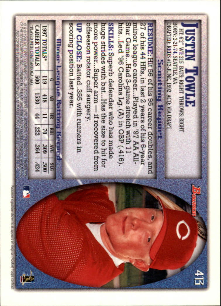 1998 Bowman Baseball Card Pick (Base) 253-441 - Picture 323 of 379