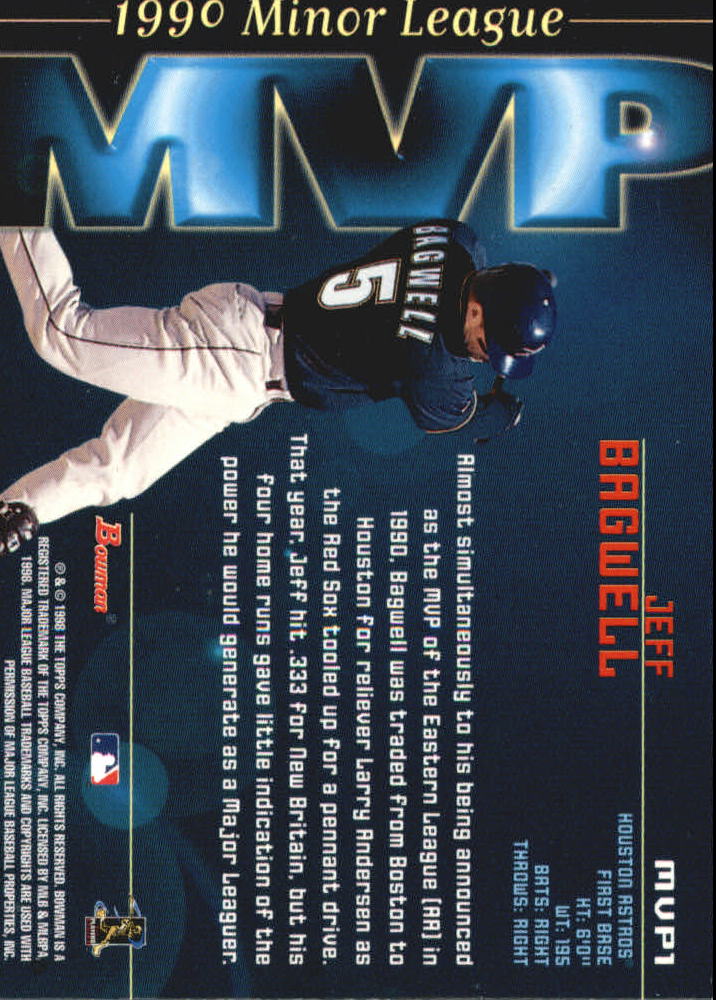 1998 Bowman Baseball "Insert and Parallel" Cards