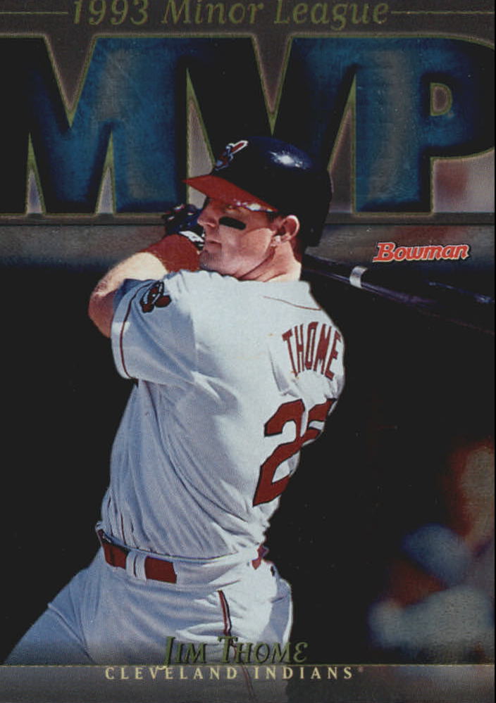 1998 Bowman Minor League MVP's #MVP11 Jim Thome