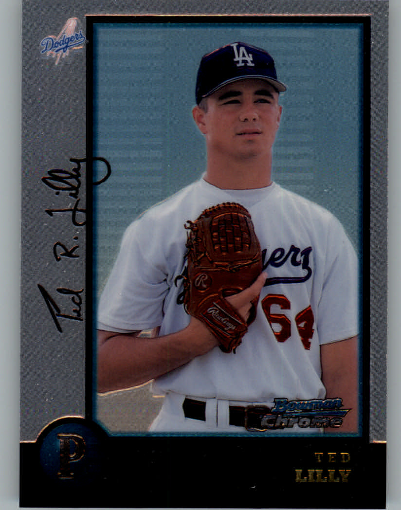1998 Bowman Chrome #183 Ted Lilly RC