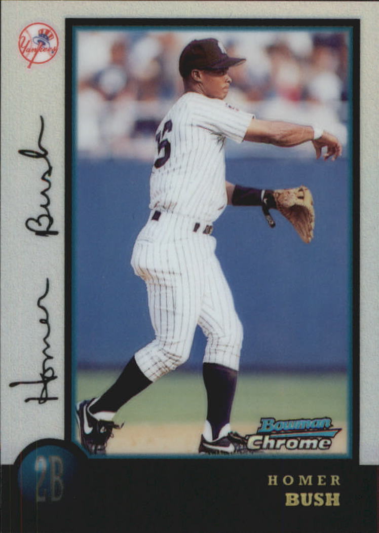 1998 Bowman Chrome Refractors #166 Homer Bush