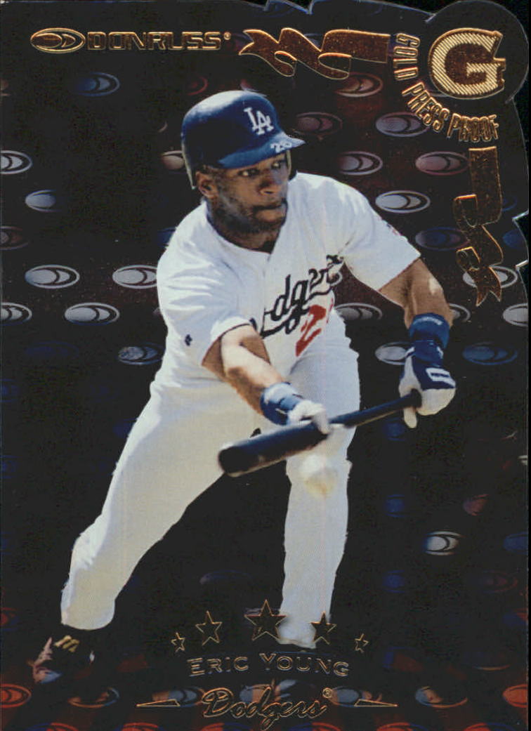 1998 Donruss Gold Press Proofs #147 Eric Young