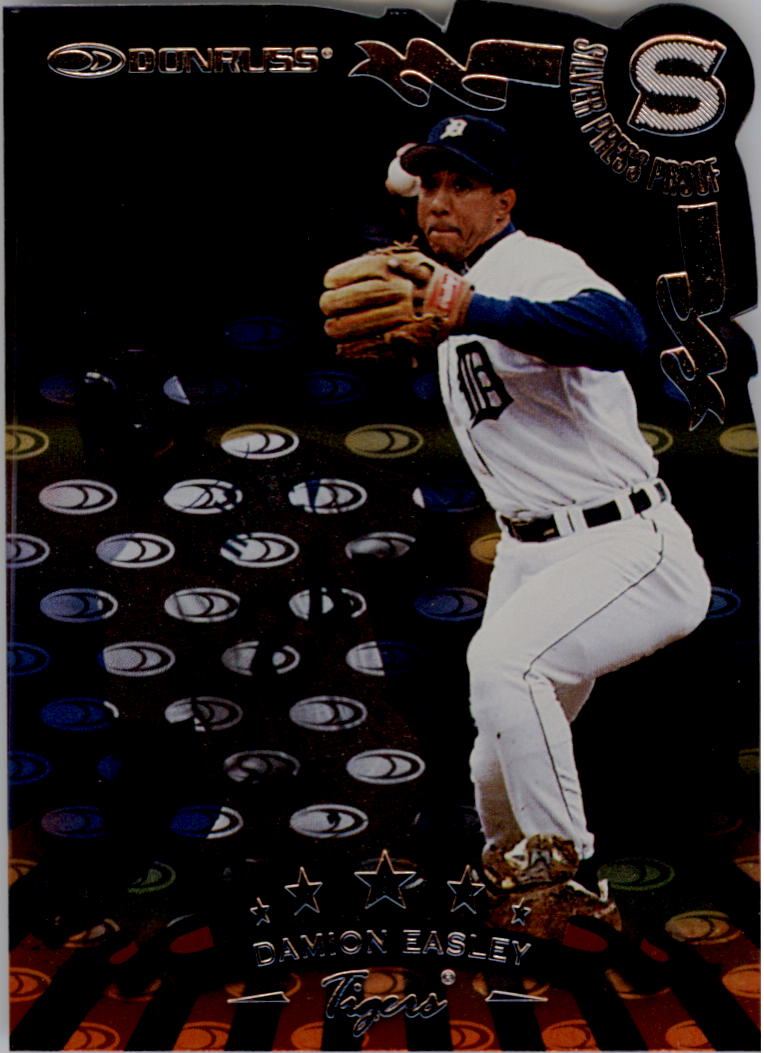 1998 Donruss Silver Press Proofs #182 Damion Easley