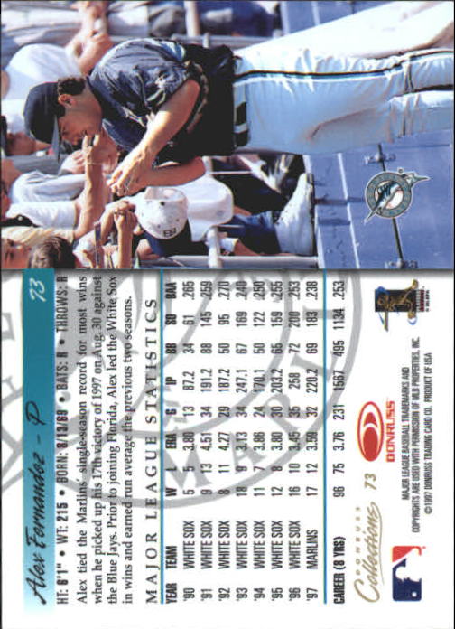 B6692- 1998 Donruss Collections donruss BB 1-205 -You Pick- 15+ FREE US SHIP - Picture 135 of 375