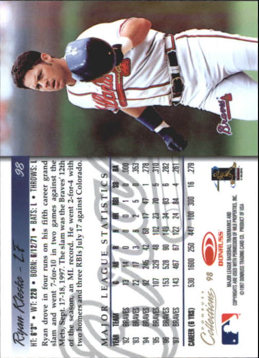 B6692- 1998 Donruss Collections donruss BB 1-205 -You Pick- 15+ FREE US SHIP - Picture 183 of 375