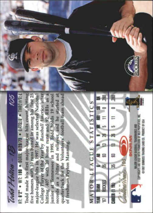 B6692- 1998 Donruss Collections donruss BB 1-205 -You Pick- 15+ FREE US SHIP - Picture 197 of 375