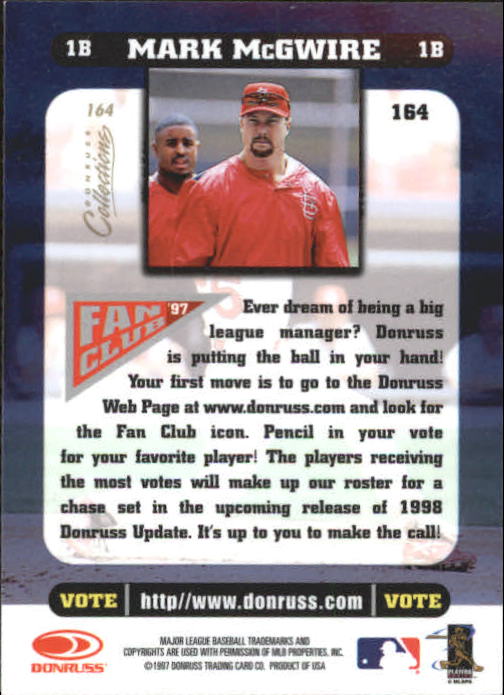1998 Donruss Collections Baseball "Main Set" Base Cards - Picture 57 of 189