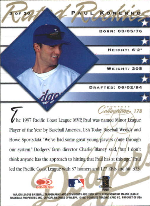 B6692- 1998 Donruss Collections donruss BB 1-205 -You Pick- 15+ FREE US SHIP - Picture 323 of 375
