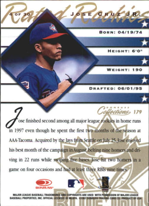 B6692- 1998 Donruss Collections donruss BB 1-205 -You Pick- 15+ FREE US SHIP - Picture 325 of 375